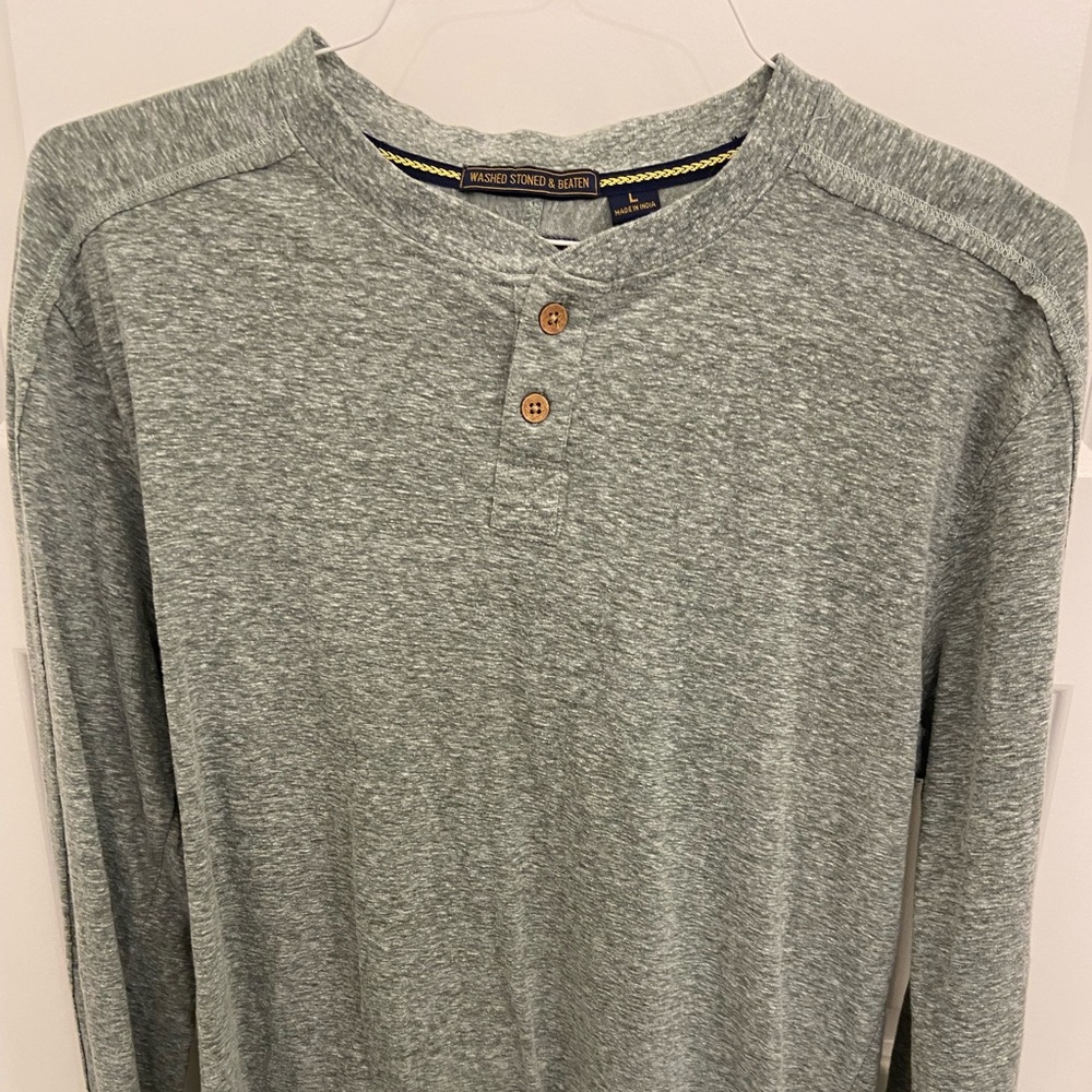 Vintage 1946 long sleeve Henley.